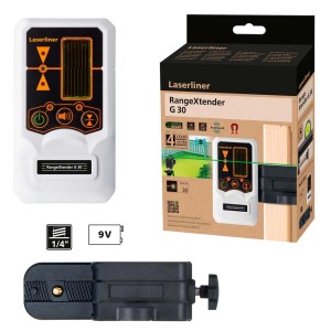 Laserliner RangeXtender G 30 con staffa, uno strumento di misura per misurazioni precise.