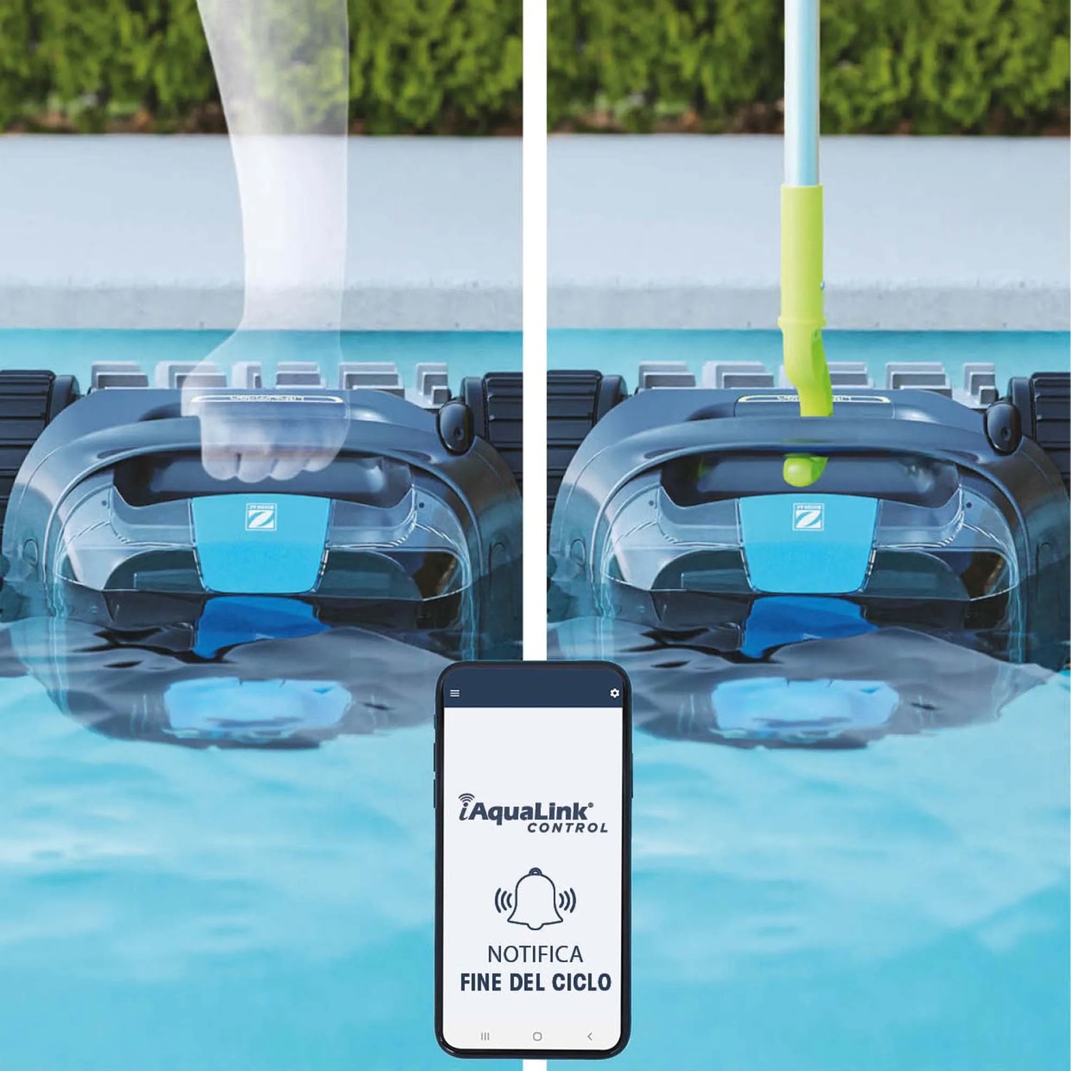 Robot per piscina Zodiac CNX-Li 5220 iQ con controllo app.