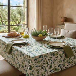 Tovaglia Malasia 140x240 cm Verde