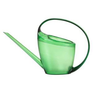 Annaffiatoio verde Scheurich Loop, 1,4 l, in plastica con beccuccio lungo.