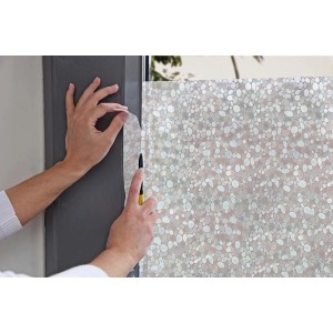 Rotolo pellicola elettrostatica Fantasia Stones 45 cm x 2 mt