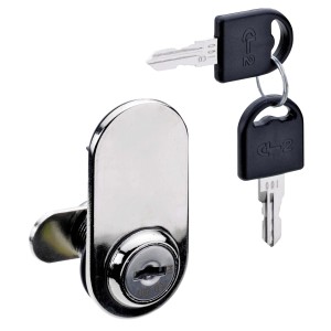 Serratura per mobili t.b.t. con due chiavi per mobili.