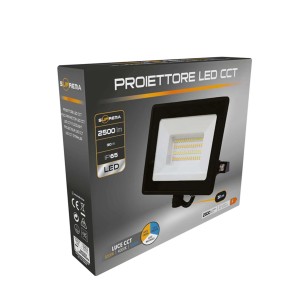 Proiettore LED CCT alloggiamento in alluminio 30W 2400lm nero