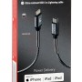 Cavo Lightning Pro da USB-C a Lightning nella confezione. Accessorio auto interni.
