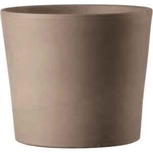 Vaso per piante Deroma Cilindrico, Ø 30 cm, grafite, in terracotta per esterni.