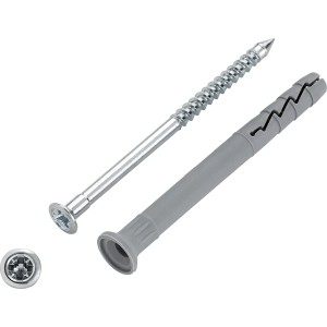 Tassello a chiodo LUX 8x80 mm, set da 50: Tassello in plastica con chiodo per fissaggi sicuri.