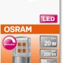 Lampadina LED Osram G4, 2W, bianco caldo, dimmerabile. Lampada LED compatta per attacco G4.