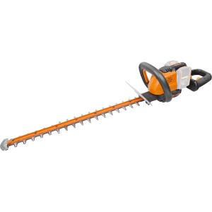 Tagliasiepi a batteria Worx 40V WG284E.9 Solo, arancio-nero, con lama da 60 cm. Batteria non inclusa.