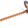 Tagliasiepi a batteria Worx 40V WG284E.9 Solo, arancio-nero, con lama da 60 cm. Batteria non inclusa.