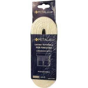 Cintino per tapparelle, nylon, 5,5 m, arrotolato nella confezione.
