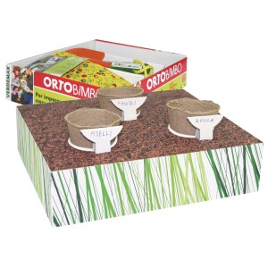 Set t.b.t. Semi da orto con vasetti per piantine, terriccio e accessori.
