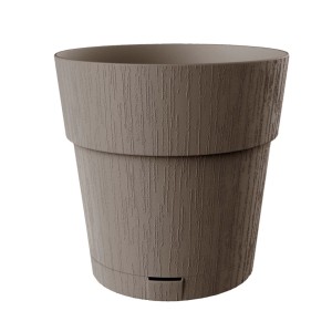 Vaso per piante plastica riciclata Tortora Ø 25 cm