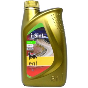Olio motore Eni i-Sint ms 5W-30, flacone da 1 litro.