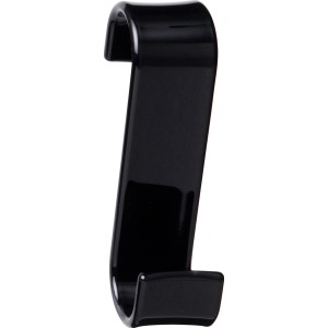 Gancio nero t.b.t. per accessori da parete e contenitori.