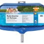 Skimmer per foglie blu Summer Fun con telaio per la pulizia della piscina.