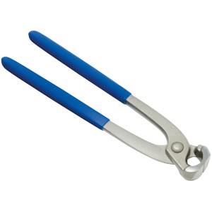 Pinza per legatura LUX Rabitz 250 mm Classic in acciaio per utensili con manici blu.