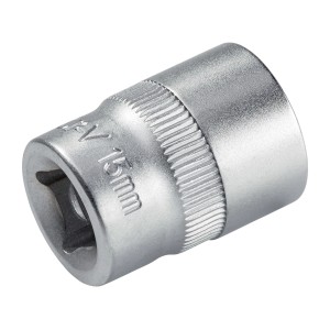 Bussola LUX 15 mm, attacco 3/8 di pollice, acciaio al cromo vanadio cromato.