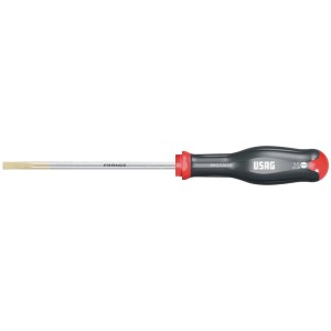 Cacciavite a taglio USAG con impugnatura ergonomica.