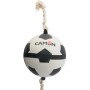 t.b.t. Pallone da calcio con corda, un gioco da masticare per cani.