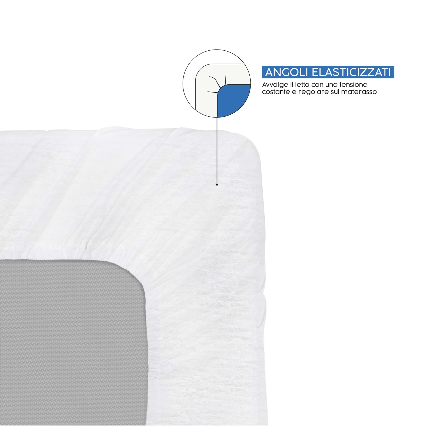 LUCID Topper Singolo ultramorbido da 7,5 cm in microfibra