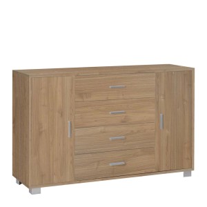 t.b.t. Mobile archivio con 4 cassetti e 2 ante effetto legno.