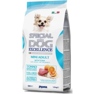 Cibo secco per cani Monge Special Dog Excellence Mini Adult Tonno 1,5 kg