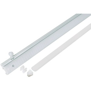 Mydeco carrello per pannelli 60 cm, bianco, per tende scorrevoli, con accessori.