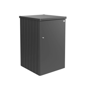 Biohort Alex contenitore per bidoni, variante 3 in grigio scuro metallizzato. Contenitore robusto ed espandibile.