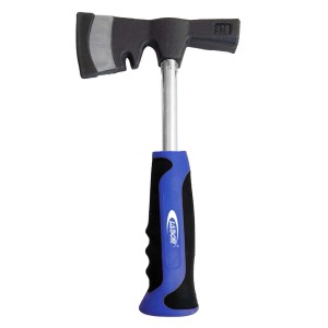 Ascia Martelli con manico blu e nero.