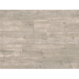 Pavimento laminato Masterfloor Beton Fossil, effetto legno chiaro con fughe.