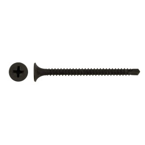 Vite nera t.b.t. con filettatura speciale per legno.