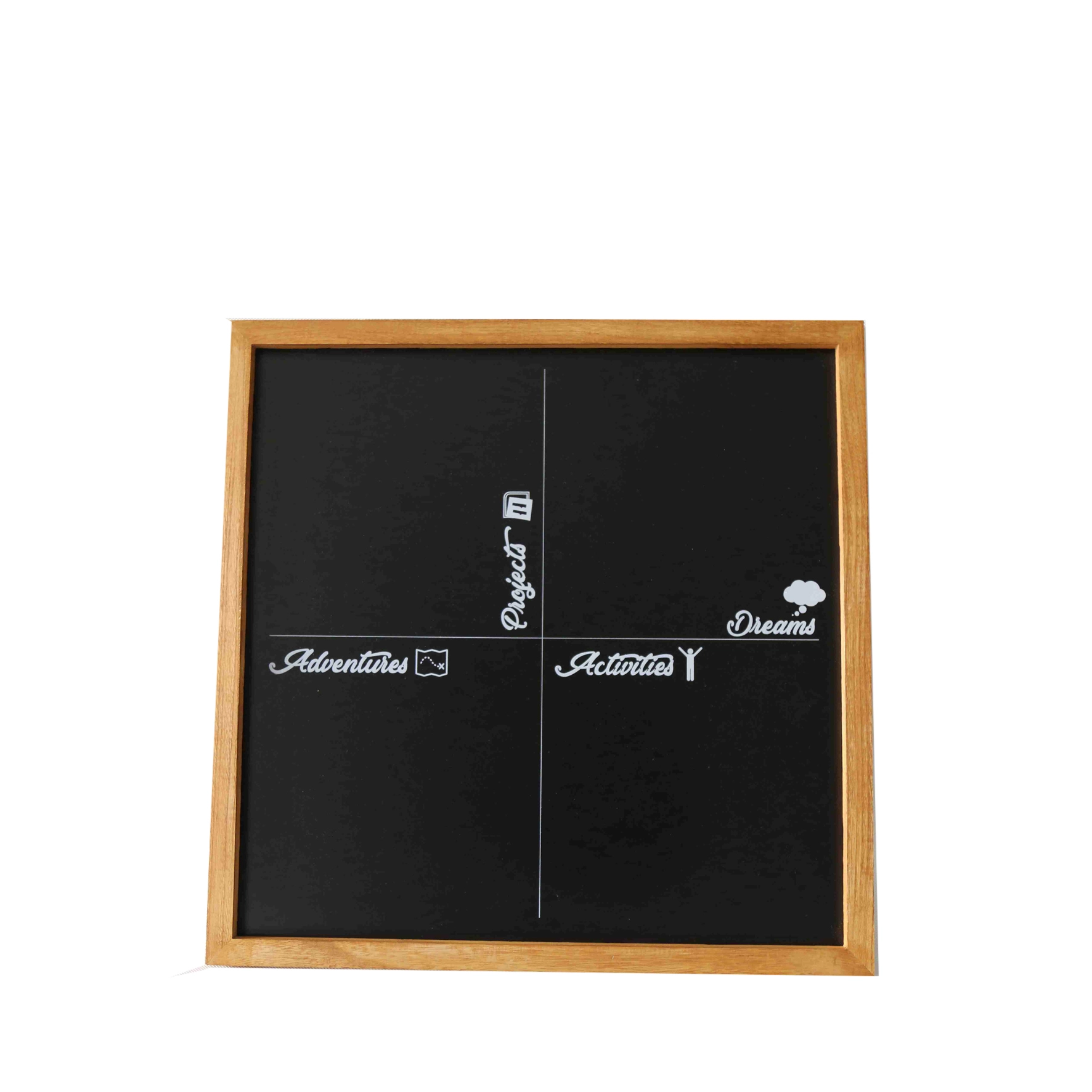 Lavagna nera stampata 50x50 cm