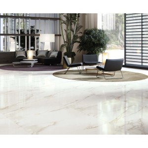 Piastrella in gres porcellanato Marmo Calacatta venato oro 60x120 cm 1,44 m²