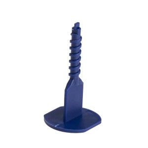 Cuneo blu t.b.t. per profili per piastrelle con filetto per una facile livellazione.