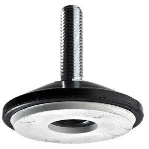 Vite di livellamento Hettich M10 con antiscivolo per gambe mobili, 2 pezzi.