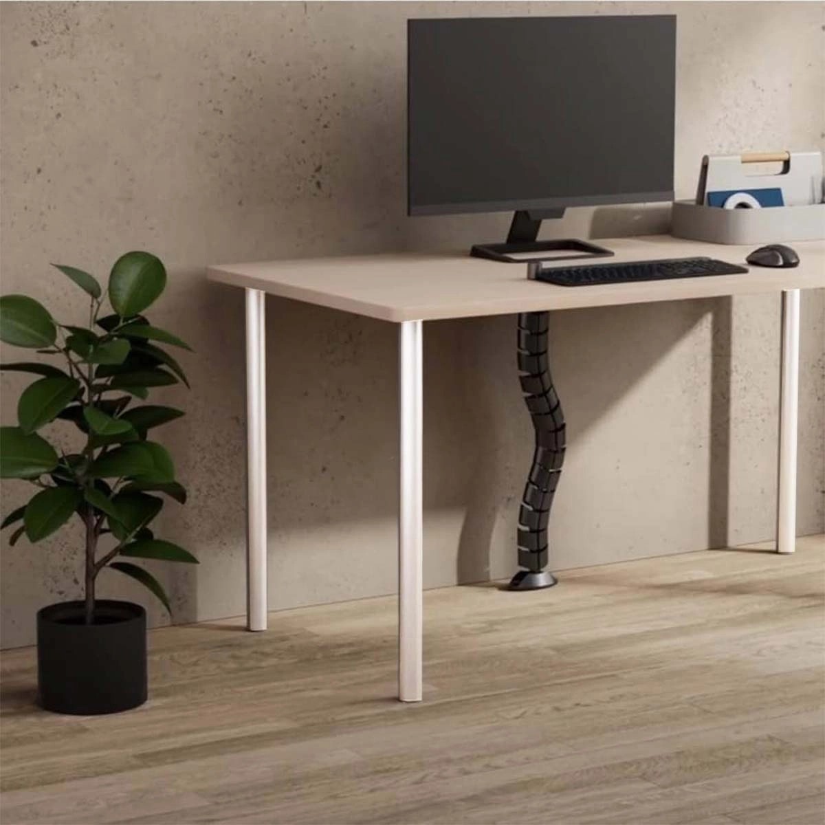 Gamba Pieghevole Per Tavolo AMIG In Acciaio Cromato - Regolazione Altezza 10 Mm, Ø50x710 Mm, Portata 15 Kg - Foto 11