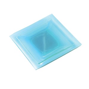 t.b.t. Accessorio artista: Tavolozza quadrata in plastica azzurra.