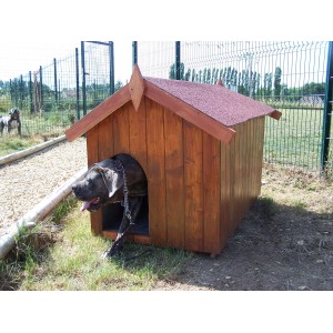 Cuccia per cani in legno tg piccola 60x98 cm