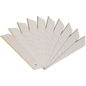 Lame trapezoidali a segmenti LUX, 9 mm, confezione da 10 per cutter.