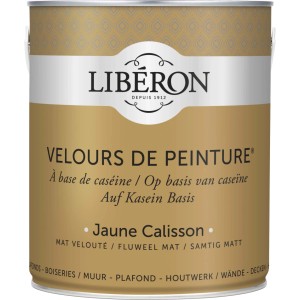 Idropittura lavabile Velours de Peinture Liberon Jaune Calisson 2,5 L