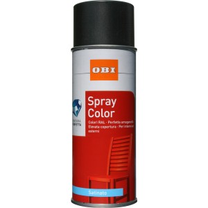 Bomboletta spray colorata t.b.t. per lavori di verniciatura.