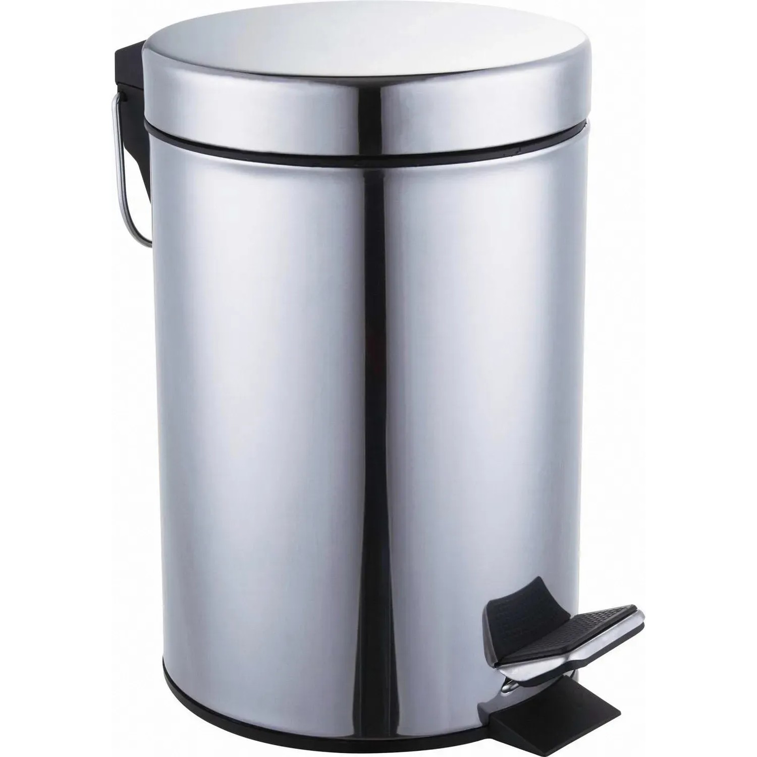 Pattumiera a pedale - pattumiera da bagno - 5 litri - bambù bianco