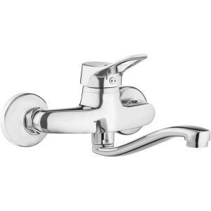 Miscelatore da cucina parete Idrostile cromo