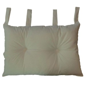 Cuscino t.b.t., beige chiaro, con tre passanti per il fissaggio.