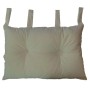 Cuscino t.b.t., beige chiaro, con tre passanti per il fissaggio.