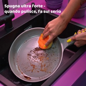 Spugna abrasiva antigraffio profumata arancia Punch by Vileda