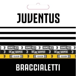 Braccialetti Juventus grafiche assortite 3 pz