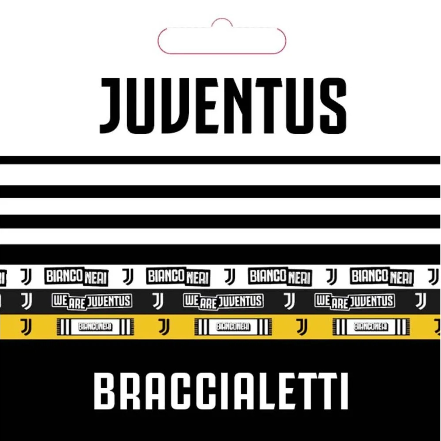 Braccialetti Juventus grafiche assortite 3 pz