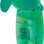 Ventilatore portatile CMI verde, a batteria, ideale per viaggiare.