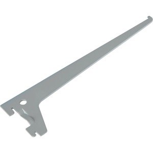 Supporto per mensola grigio t.b.t. per sistemi di scaffalatura.